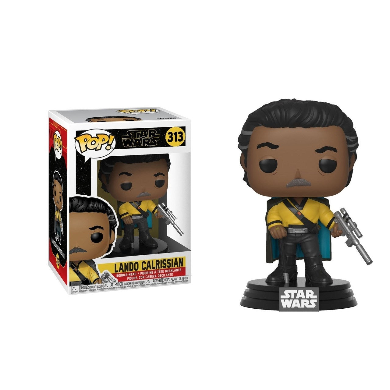 Star Wars: The Rise of Skywalker: Lando Calrissian (Bobble-Head) (313) [POP!] - Funko Sealed