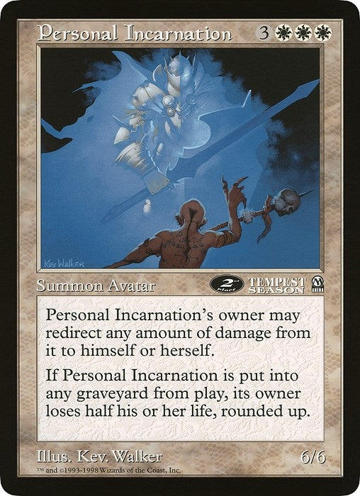 Personal Incarnation (2nd Place) (Arena League) [OVER] - MTG Single