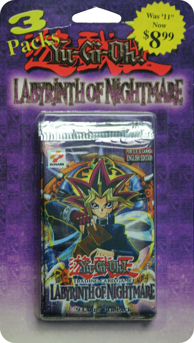 Labyrinth of Nightmare - 3x9 Booster Pack [North American English Unlimited Edition] - YuGiOh Sealed