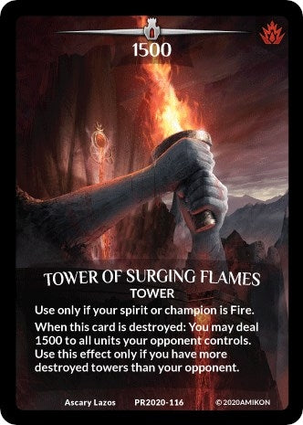 Tower of Surging Flames (Full Art) (2020116) [PR] - Argent Saga TCG Single