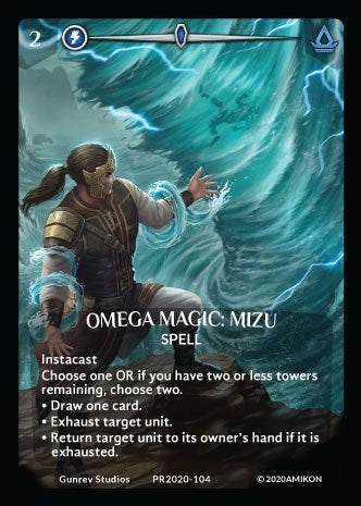 Omega Magic: Mizu (Full Art) (2020104) [PR] - Argent Saga TCG Single