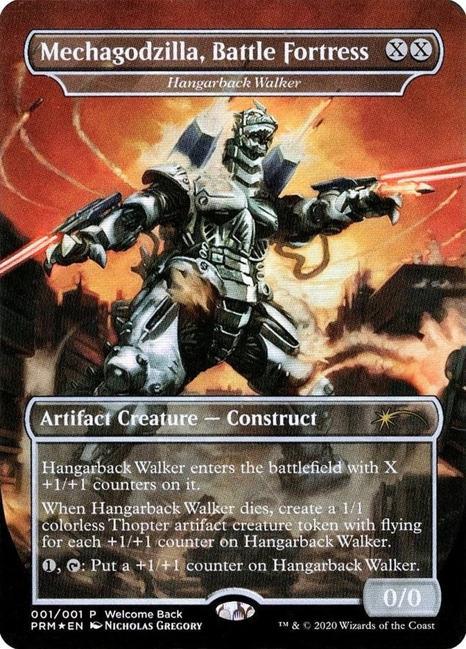 Mechagodzilla Battle Fortress - Hangarback Walker (Welcome Back Promo) (1) [UMP] - MTG Single