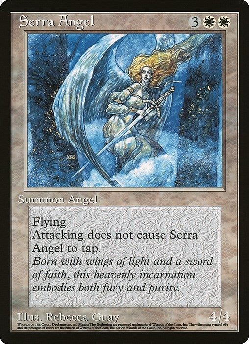 Serra Angel (Comic Insert) [OVER] - MTG Single