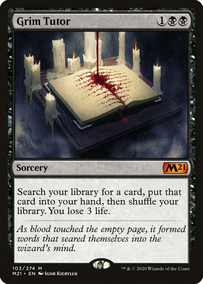 Grim Tutor (103) [M21] - MTG Single