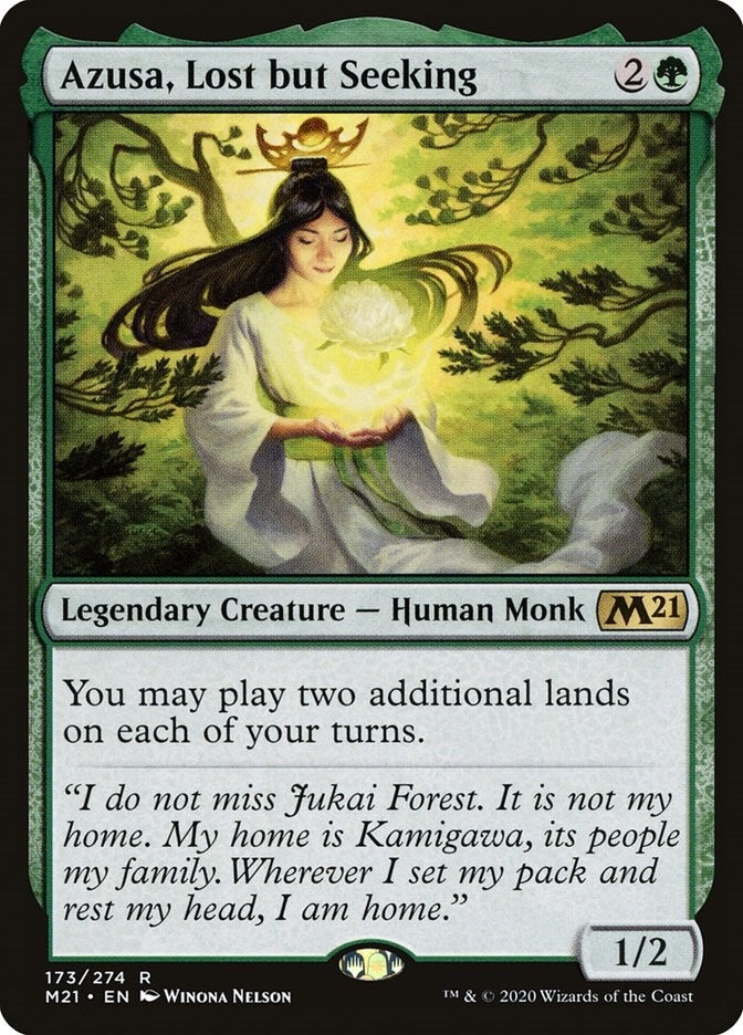 Azusa Lost but Seeking (173) [M21] - MTG Single