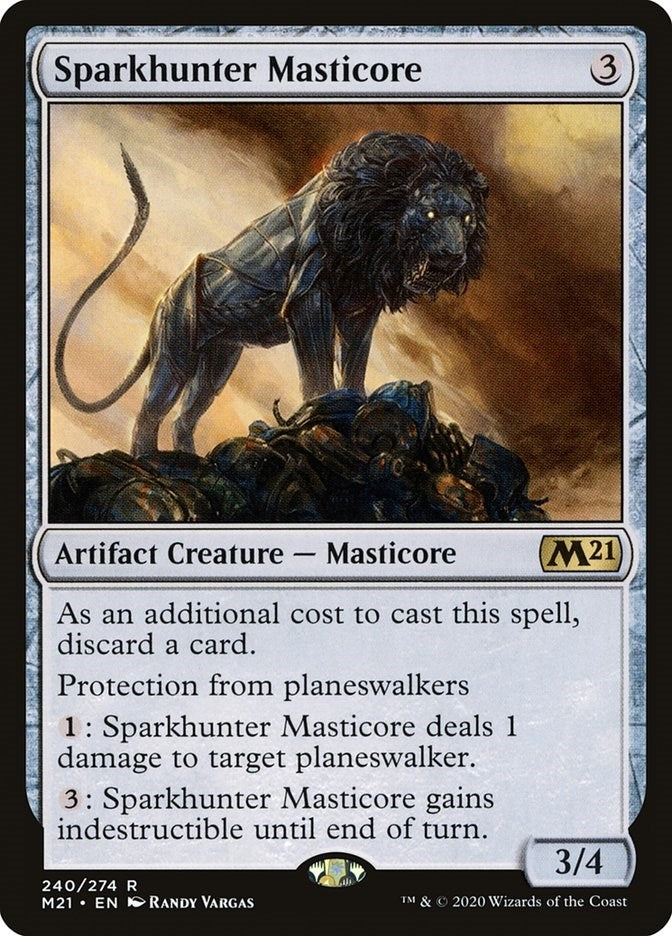 Sparkhunter Masticore (240) [M21] - MTG Single