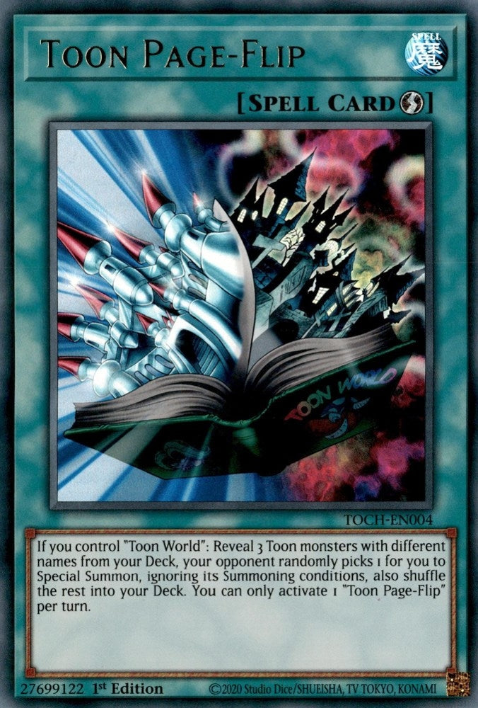 Toon Page-Flip (4) (TOCH) - YuGiOh Single