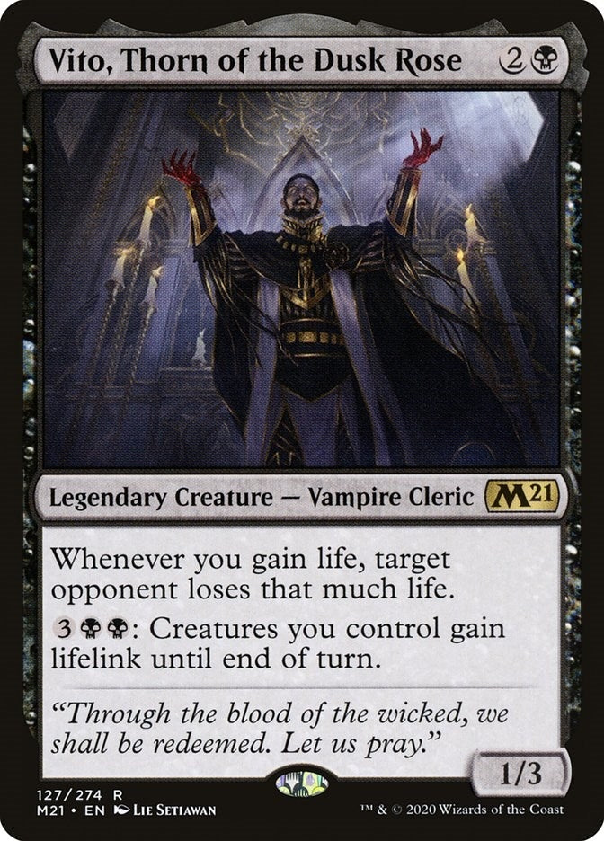 Vito Thorn of the Dusk Rose (127) [M21] - MTG Single
