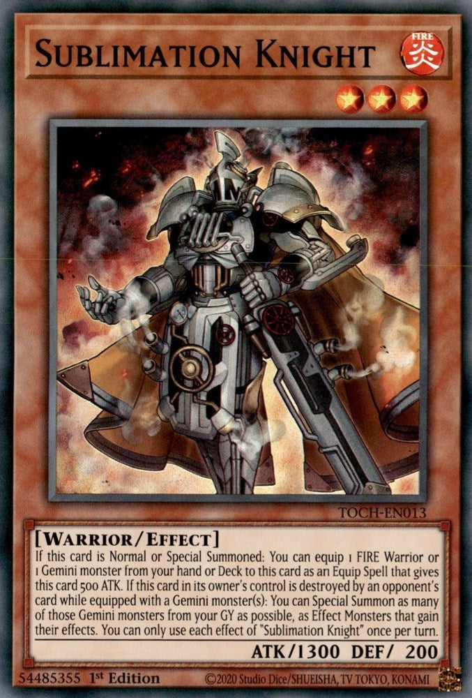 Sublimation Knight (13) (TOCH) - YuGiOh Single