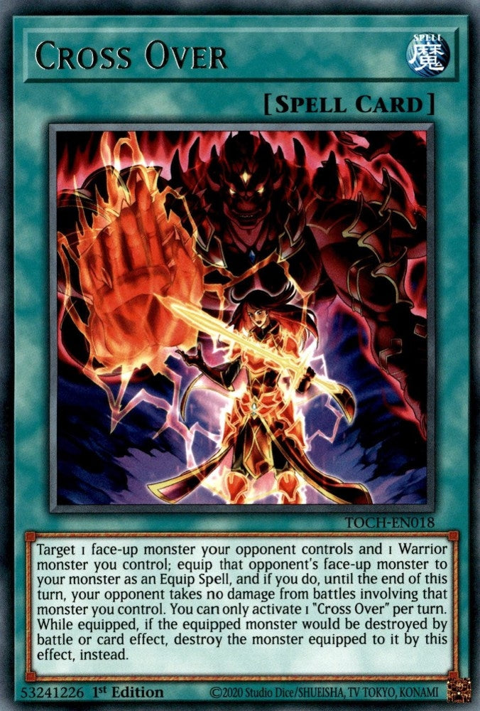 Cross Over (18) (TOCH) - YuGiOh Single