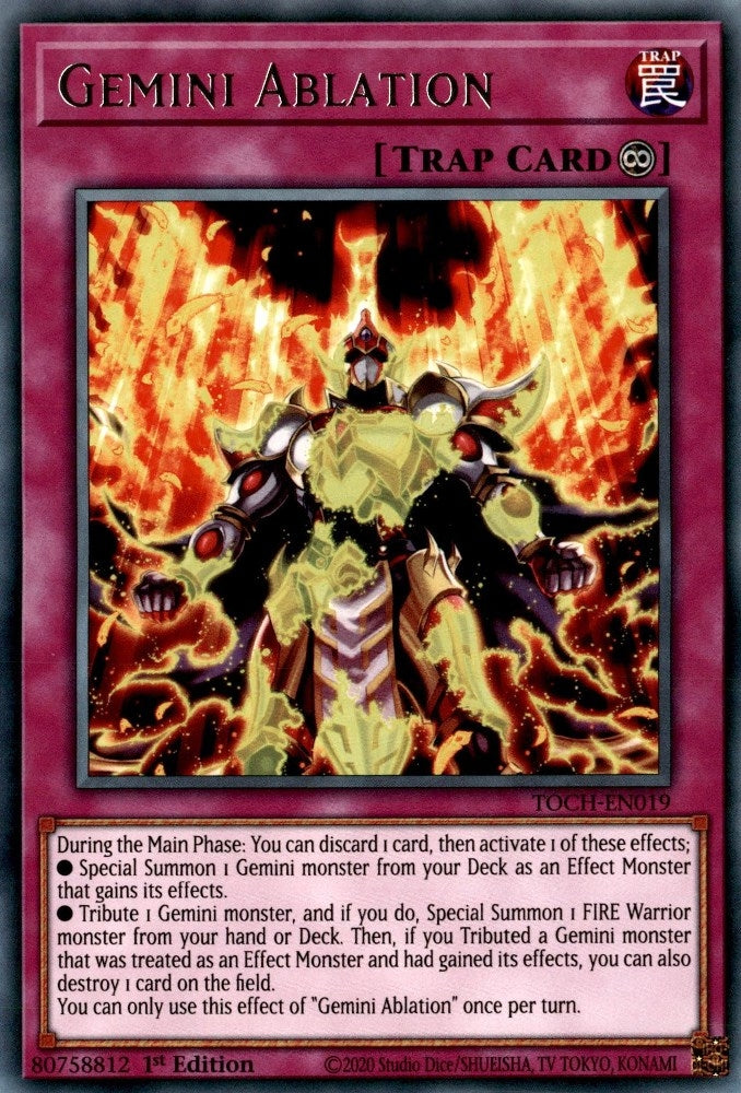 Gemini Ablation (19) (TOCH) - YuGiOh Single