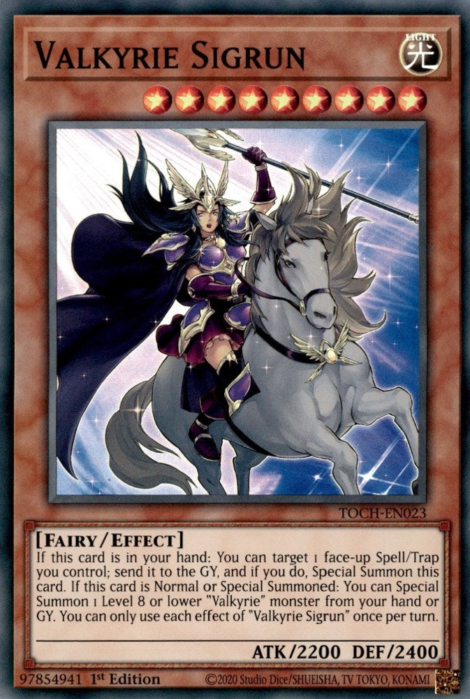 Valkyrie Sigrun (23) (TOCH) - YuGiOh Single