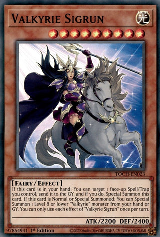 Valkyrie Sigrun (23) (TOCH) - YuGiOh Single