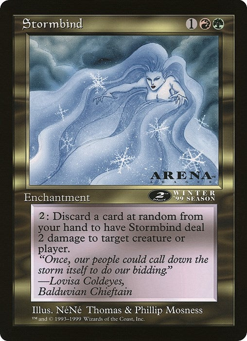 Stormbind (Arena League) [OVER] - MTG Single
