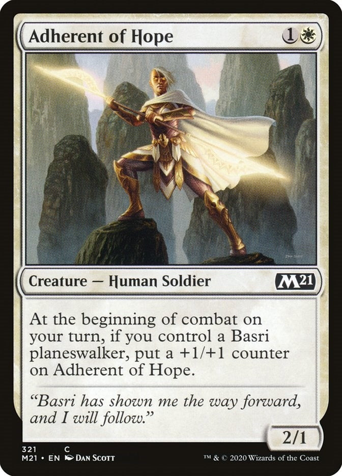 Adherent of Hope (321) [M21] - MTG Single