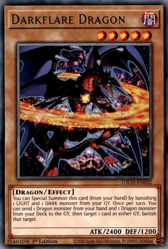 Darkflare Dragon (32) (TOCH) - YuGiOh Single
