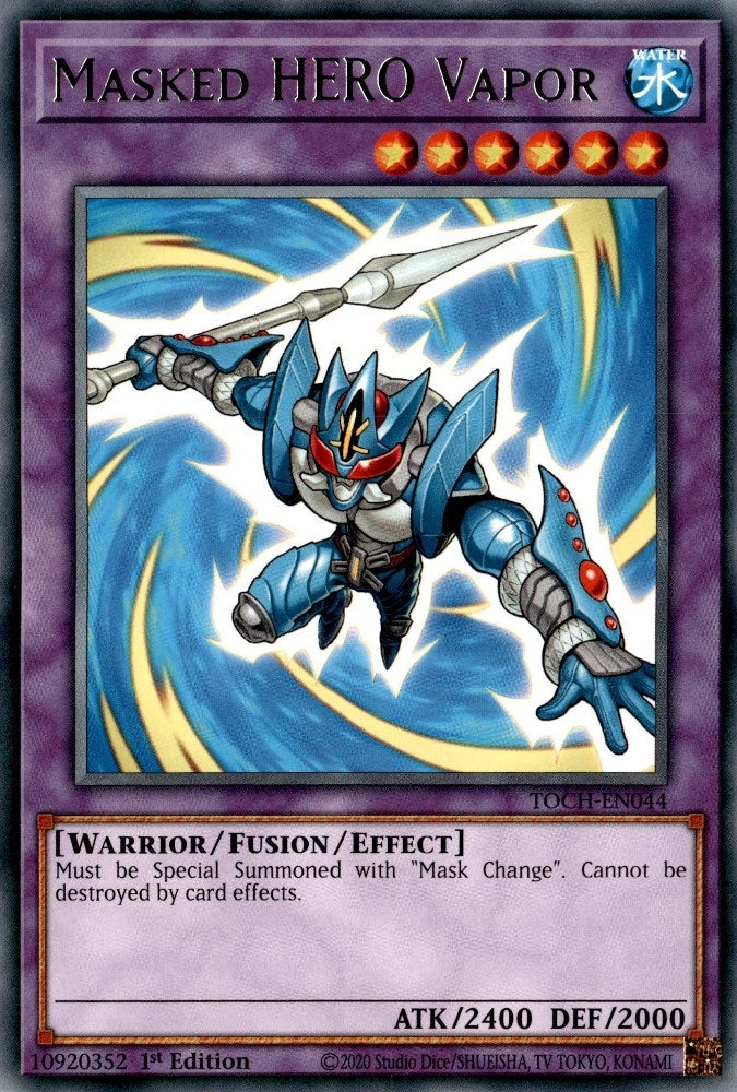 Masked HERO Vapor (44) (TOCH) - YuGiOh Single