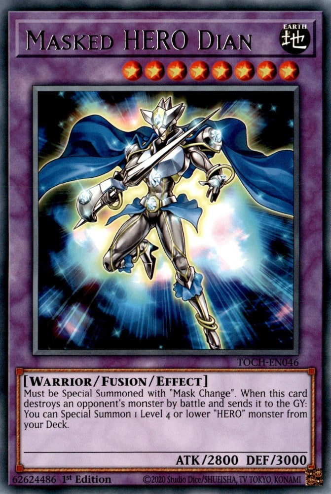 Masked HERO Dian (46) (TOCH) - YuGiOh Single