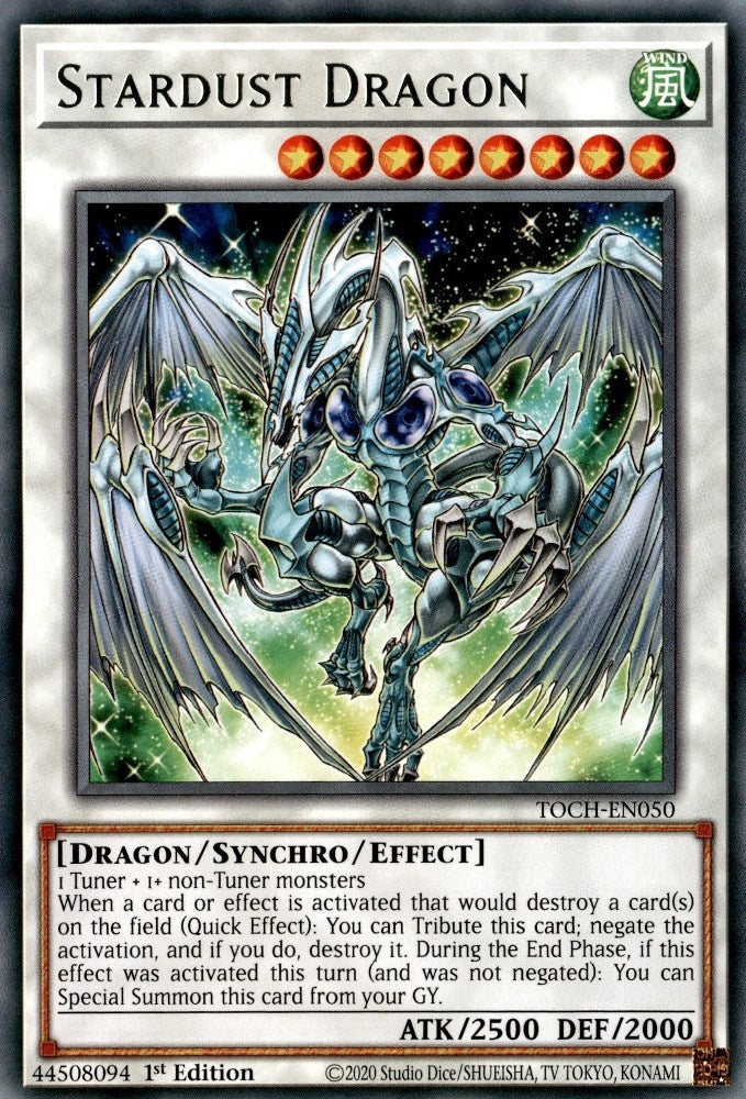 Stardust Dragon (50) (TOCH) - YuGiOh Single