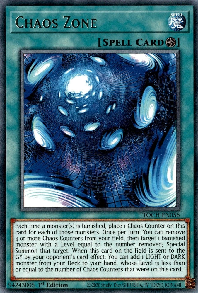 Chaos Zone (56) (TOCH) - YuGiOh Single