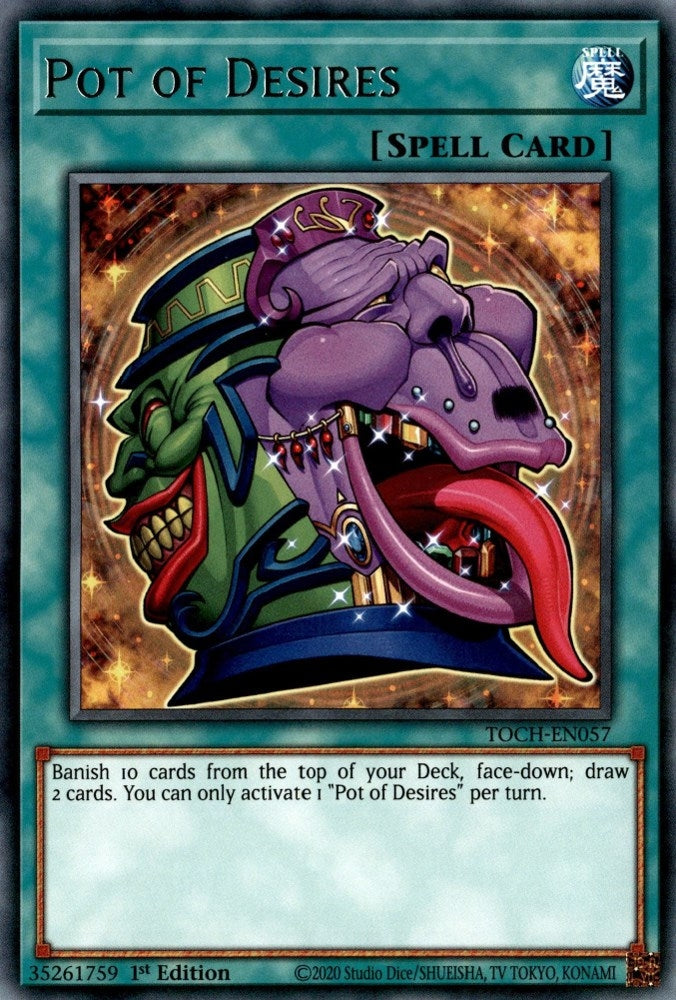 Pot of Desires (57) (TOCH) - YuGiOh Single
