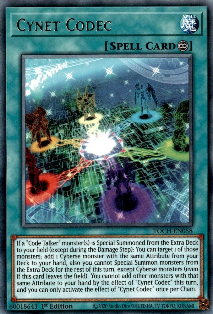 Cynet Codec (58) (TOCH) - YuGiOh Single