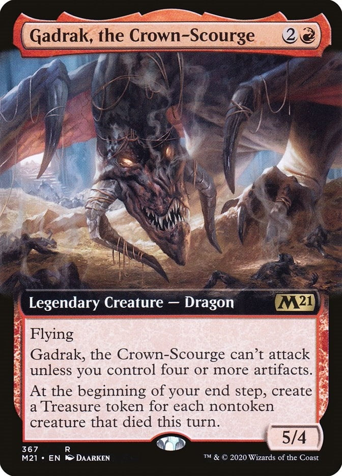 Gadrak the Crown-Scourge (Extended Art) (367) [M21] - MTG Single