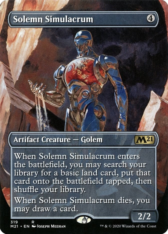 Solemn Simulacrum (Alternate Art) (319) [M21] - MTG Single