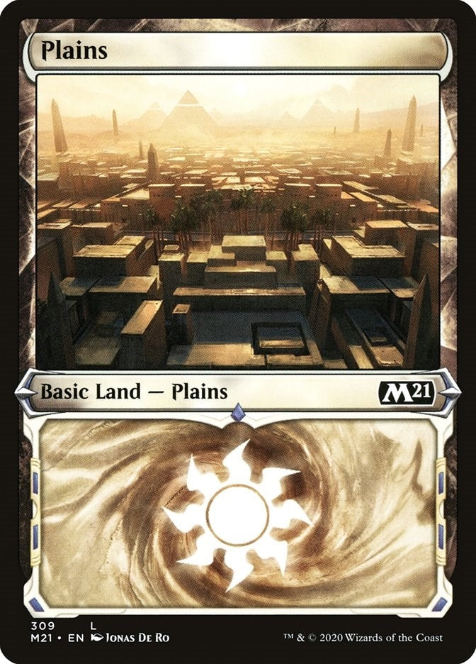 Plains (Showcase) (309) [M21] - MTG Single