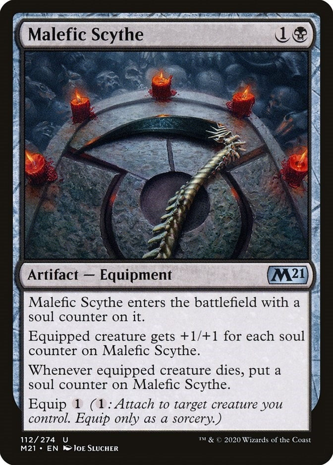 Malefic Scythe (112) [M21] - MTG Single
