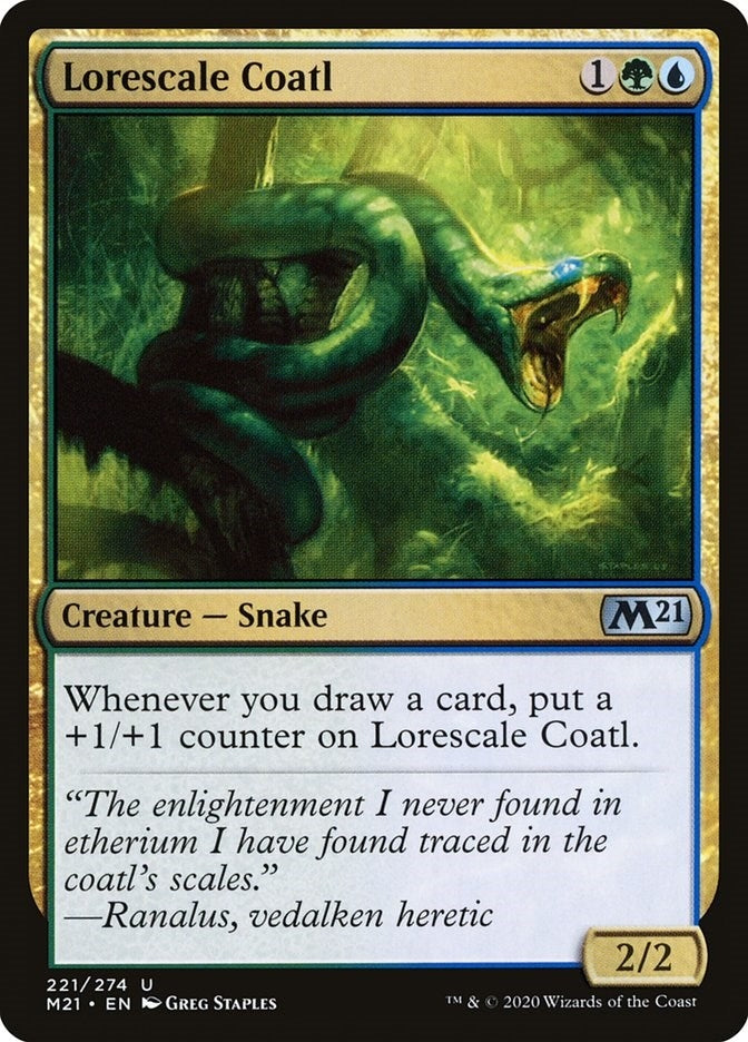 Lorescale Coatl (221) [M21] - MTG Single