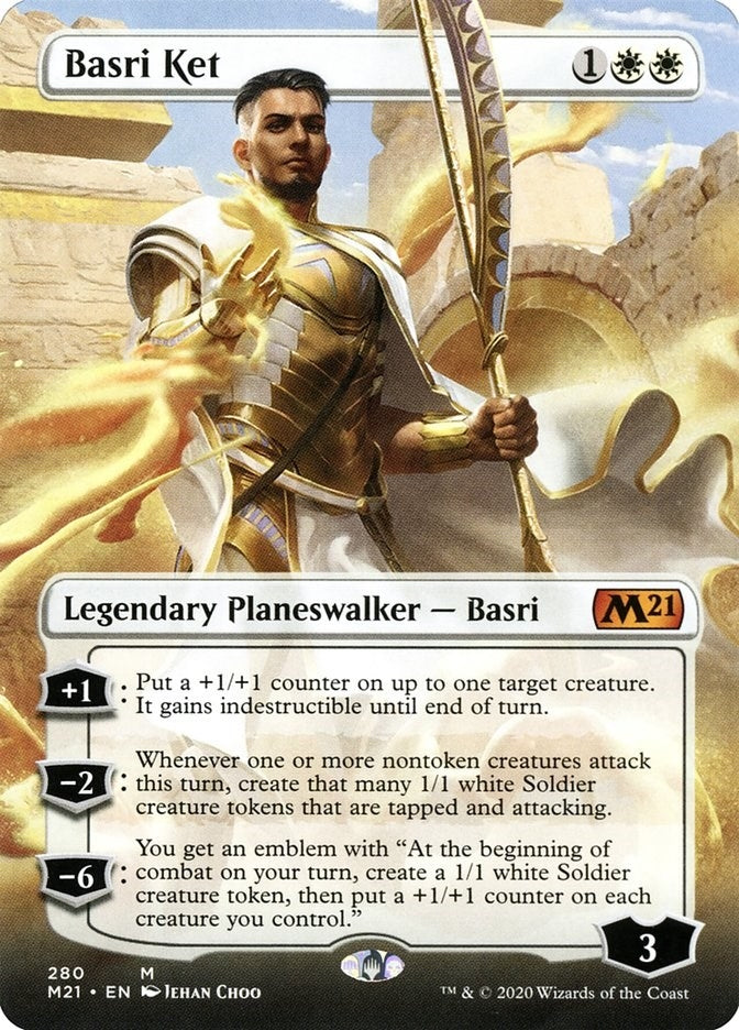Basri Ket (Borderless) (280) [M21] - MTG Single
