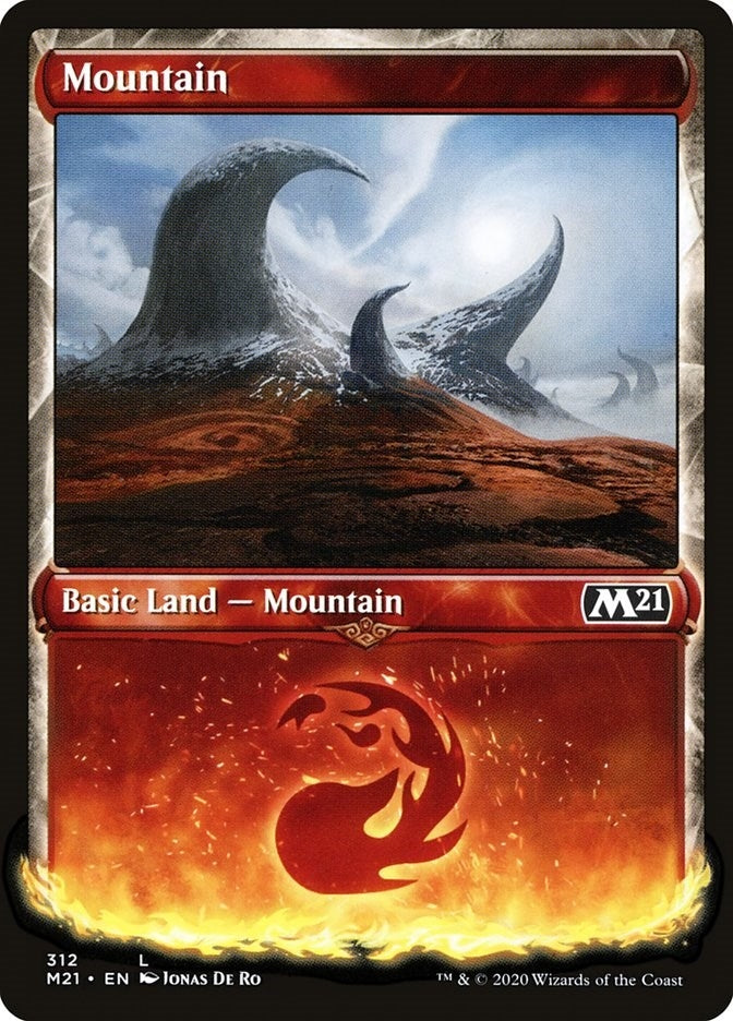Mountain (Showcase) (312) [M21] - MTG Single