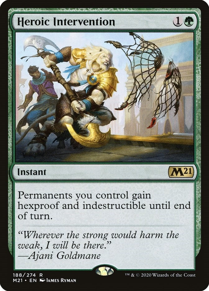 Heroic Intervention (188) [M21] - MTG Single