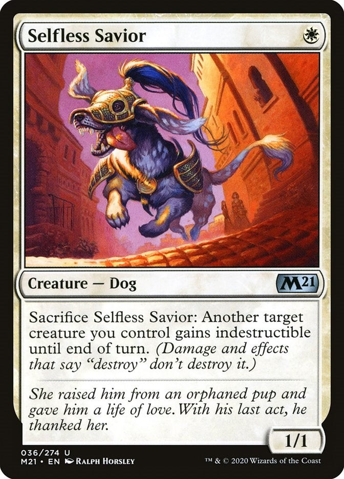 Selfless Savior (36) [M21] - MTG Single