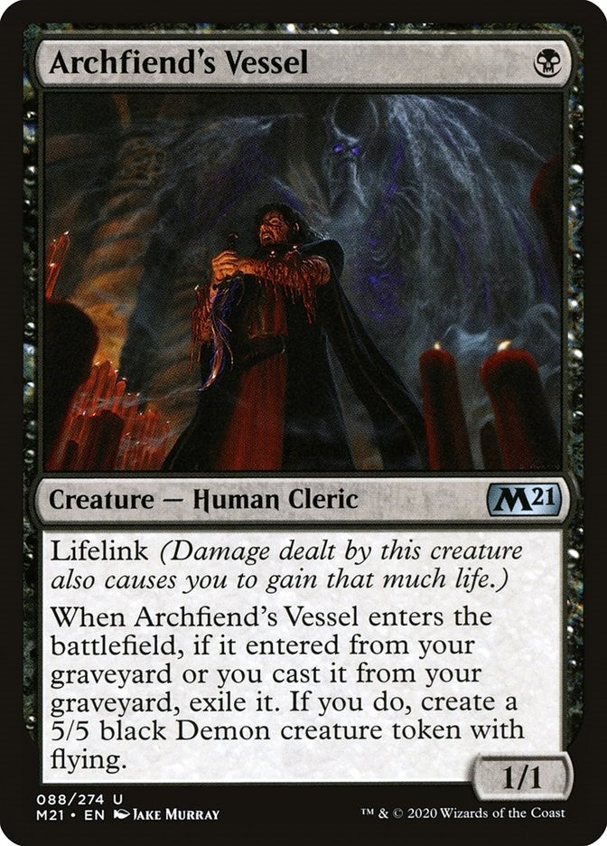 Archfiend’s Vessel (88) [M21] - MTG Single