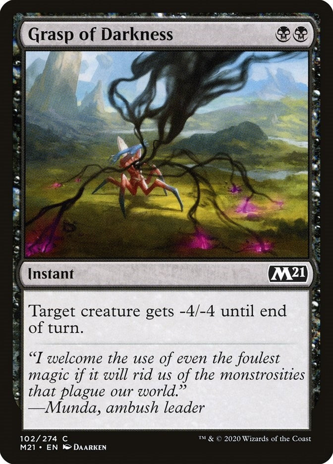 Grasp of Darkness (102) [M21] - MTG Single