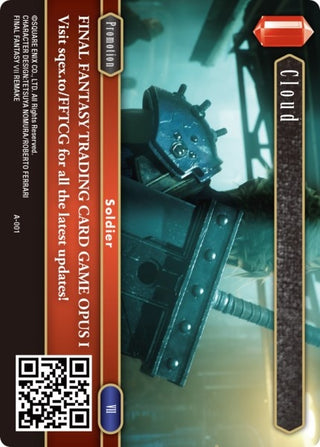 Cloud - A-001 (1) [PR] - Final Fantasy TCG Single