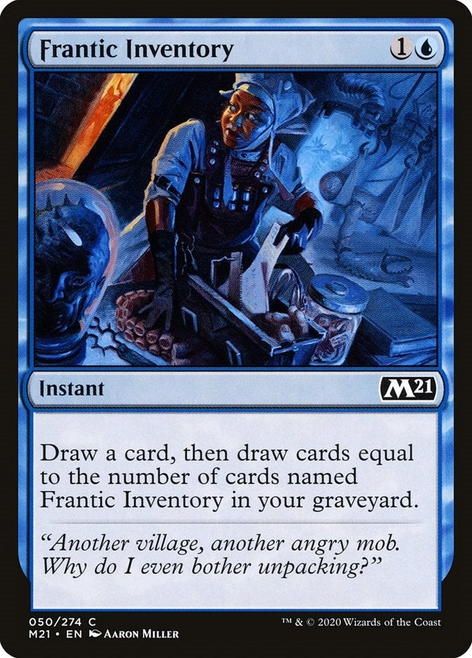 Frantic Inventory (50) [M21] - MTG Single