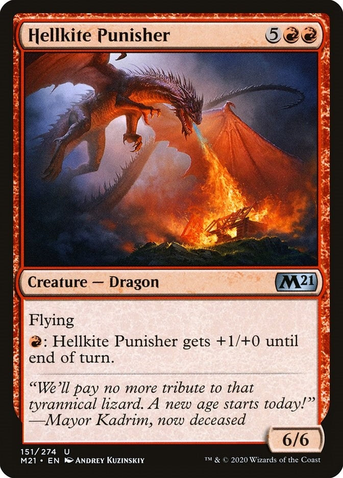 Hellkite Punisher (151) [M21] - MTG Single
