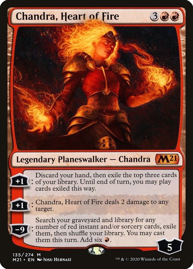 Chandra Heart of Fire (135) [M21] - MTG Single