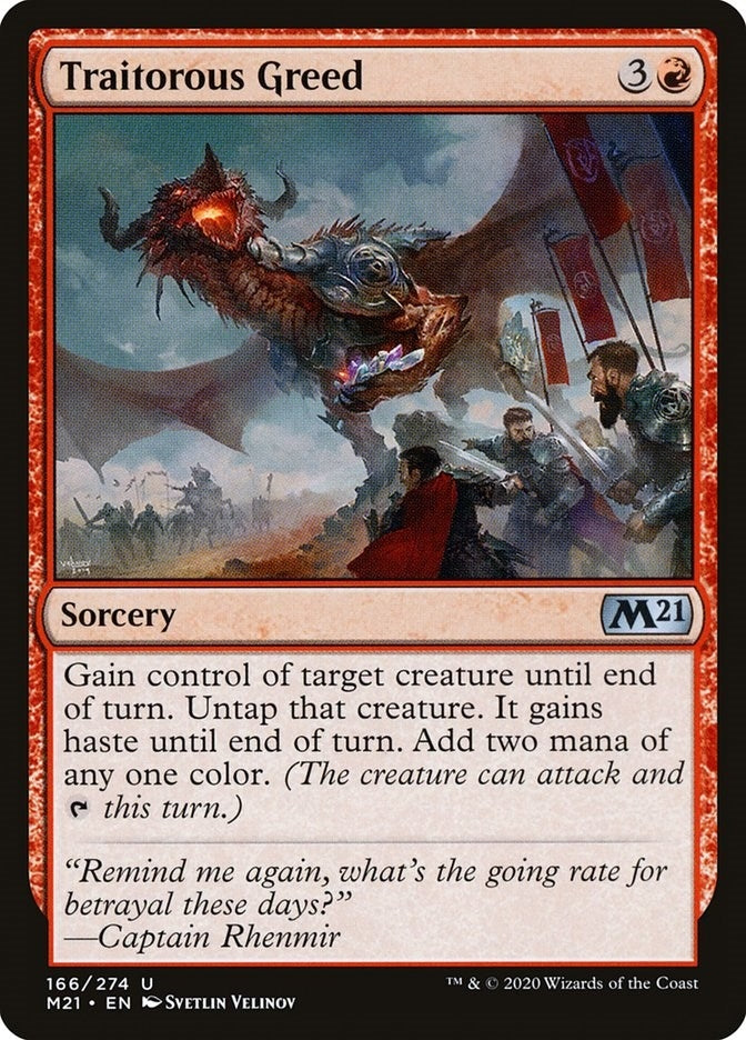 Traitorous Greed (166) [M21] - MTG Single