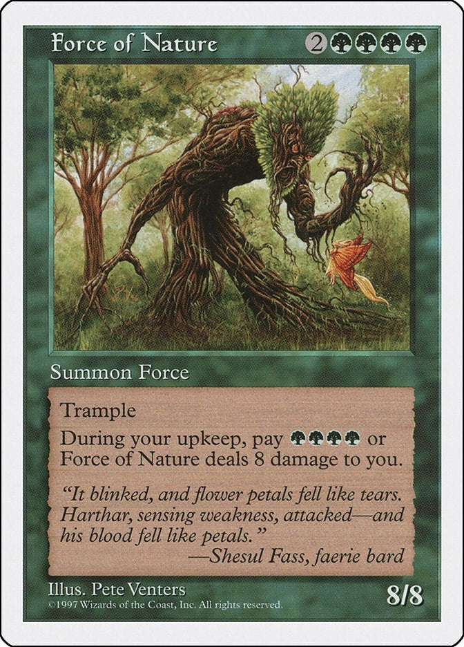 Force of Nature [5ED] - MTG Single