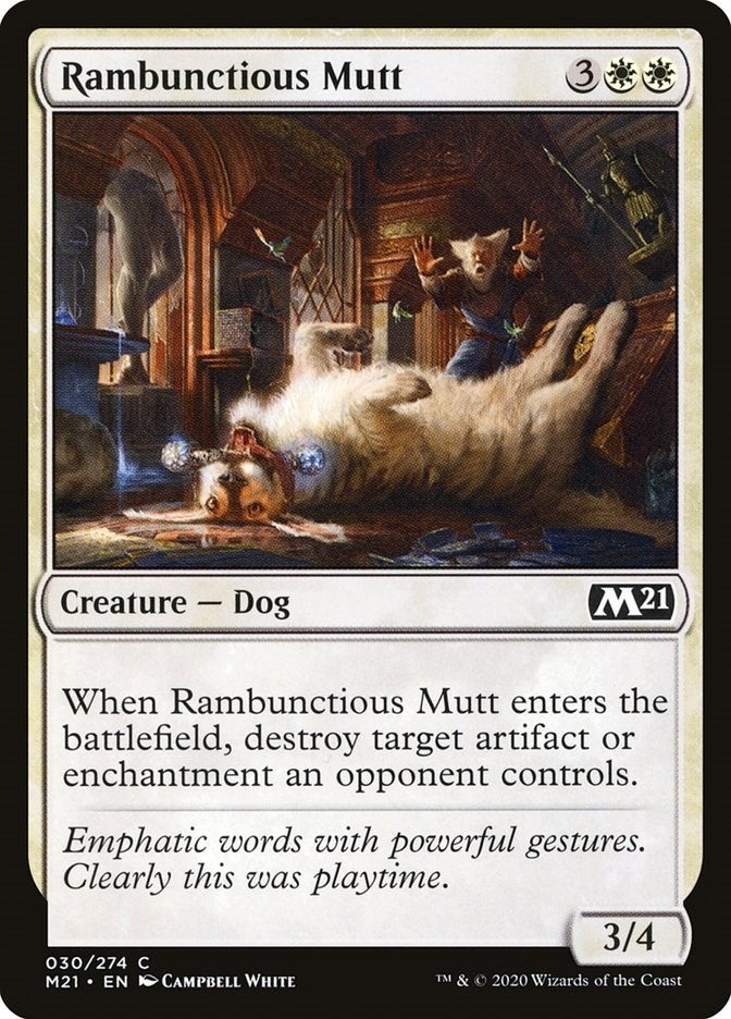 Rambunctious Mutt (30) [M21] - MTG Single