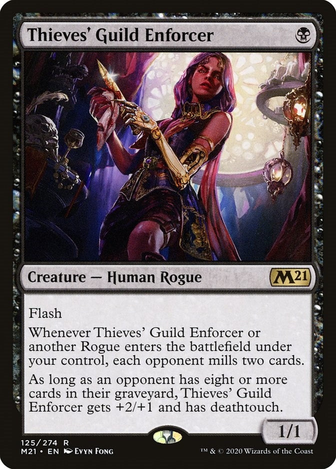 Thieves’ Guild Enforcer (125) [M21] - MTG Single