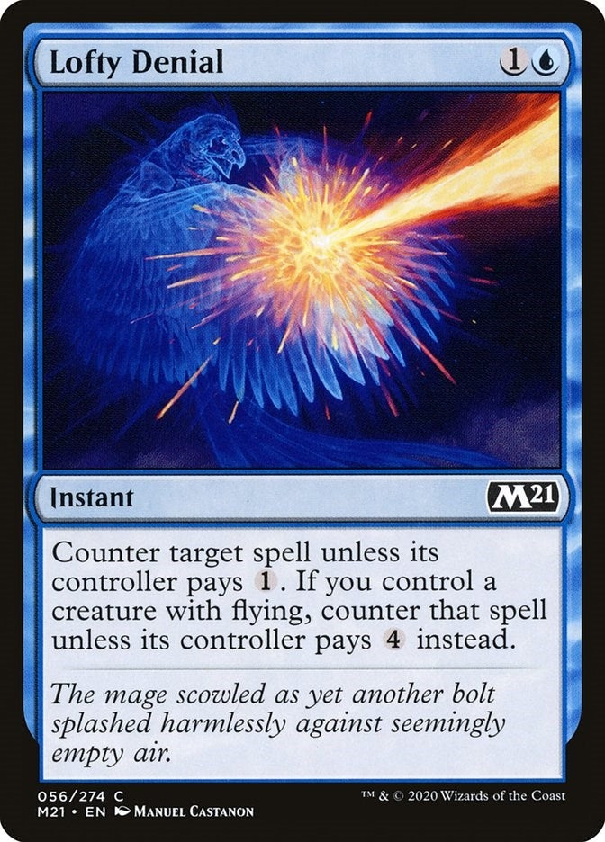 Lofty Denial (56) [M21] - MTG Single