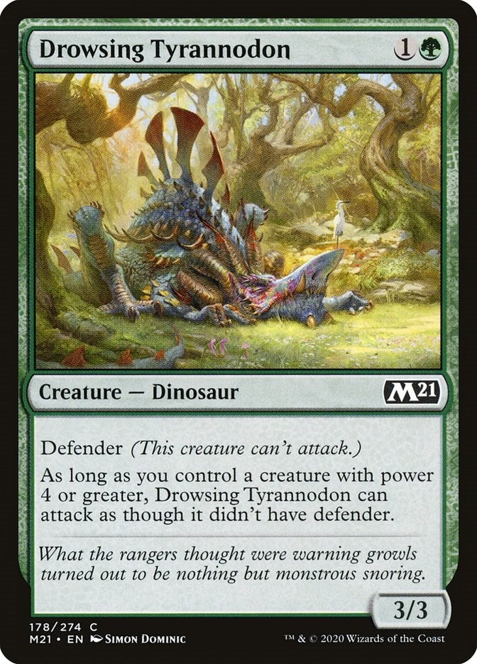 Drowsing Tyrannodon (178) [M21] - MTG Single