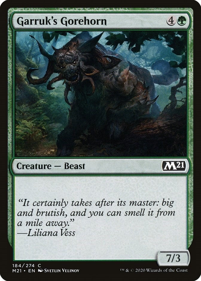 Garruk’s Gorehorn (184) [M21] - MTG Single