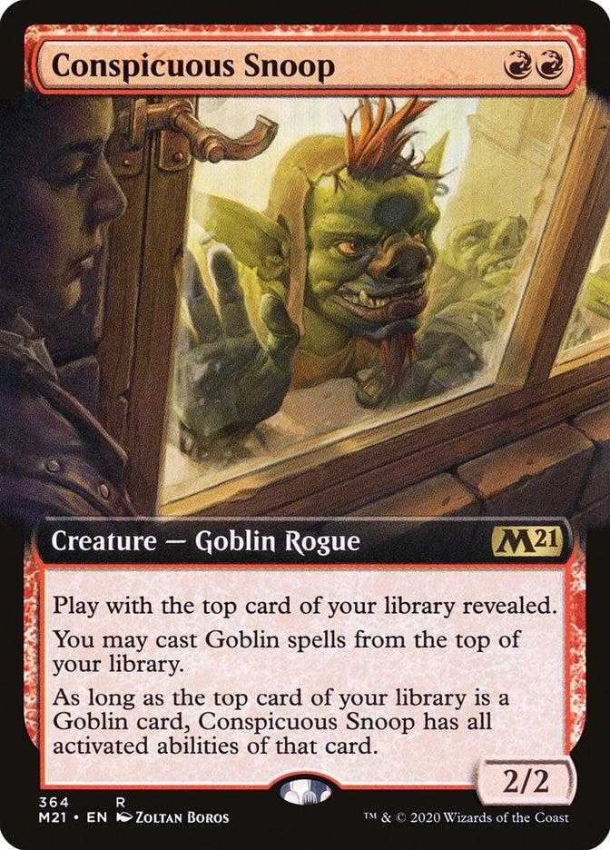 Conspicuous Snoop (Extended Art) (364) [M21] - MTG Single