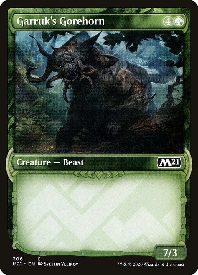 Garruk’s Gorehorn (Showcase) (306) [M21] - MTG Single